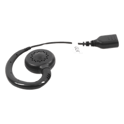 Auricular de Gancho / Altavoz Giratorio 360° / Cable de Fibra Trenzada / Conector SNAP / Compatible con Micrófono de Solapa Serie SNAP