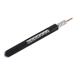 Cable Coaxial RF / 50 Ohm / RG-8/X / Blindaje 90 dB / Factor de Velocidad 84% / Baja Pérdida