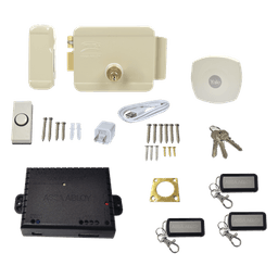 Kit Cerradura Eléctrica 321DC  Izquierda y Hub para Apertura a través de Smartphone,  Compatible con YALE CONNECT
