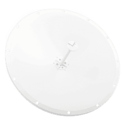 Antena Direccional / 4.8 - 6.5 GHz / 28 dBi / Alcance 20 km (12.4 mi) / Polarización Dual / Viento 200 km/h (124.3 mph)