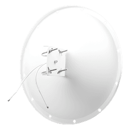 Antena Direccional / 4.8 - 6.5 GHz / 28 dBi / Alcance 20 km (12.4 mi) / Polarización Dual / Viento 200 km/h (124.3 mph)