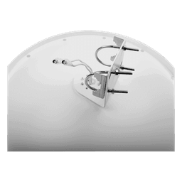 Antena Direccional / 4.8 - 6.5 GHz / 28 dBi / Alcance 20 km (12.4 mi) / Polarización Dual / Viento 200 km/h (124.3 mph)