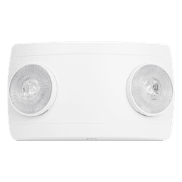 Luz de Emergencia LED / Doble LED 1W 150 lúmenes / Autonomía 90 min / Voltaje Universal 127-240 VAC / UL 5VA Ignífuga