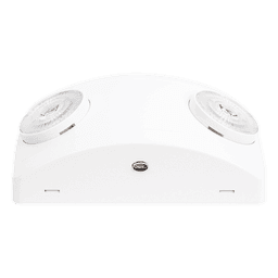 Luz de Emergencia LED / Doble LED 1W 150 lúmenes / Autonomía 90 min / Voltaje Universal 127-240 VAC / UL 5VA Ignífuga