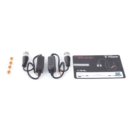 Kit de Transceptores Pasivos / TurboHD 4K / HD-TVI HD-CVI AHD CVBS COAXITRON / Audio por Coaxitron / Blindado RF / 200 m (656 ft)