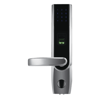 Cerradura autónoma izquierda bluetooth de huella digital, tarjeta de proximidad y contraseña / APP ZKSmarKey