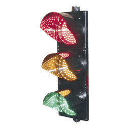 Semáforo LED / Diámetro 300 mm / Tricolor Rojo-Amarillo-Verde / Alta Intensidad 400-600 cd / 110 VCA / IP Hermético