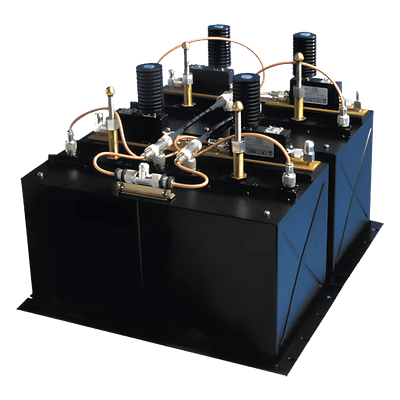 Combinador en Rack 19" / 380-400 MHz / 6 Canales / 100 kHz Separación / N Hembras / 150W / 2.3 dB Pérdida