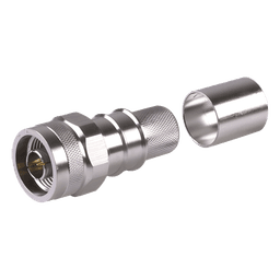 Conector Coaxial N Macho / Plegable / Pin Cautivo No Soldable / 50 Ohm / Para Cable LMR600, LP600