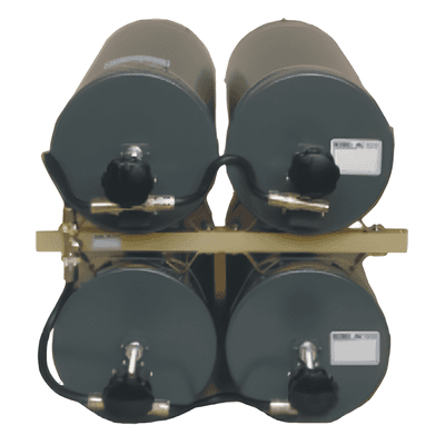 Duplexer VHF / 154-174 MHz / 250 W / 4 Cavidades Coaxiales 8" (203 mm) / Rack 19" (489 mm) / Aislamiento 80 dB