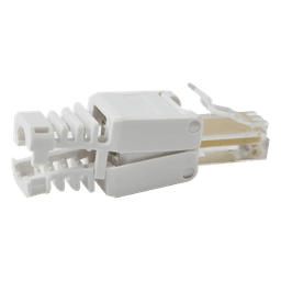 Plug de Campo RJ45 / Cat5e y Cat6 / Sin Herramientas / 1000 VCC / T-568A/B / Policarbonato