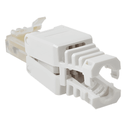 Plug de Campo RJ45 / Cat5e y Cat6 / Sin Herramientas / 1000 VCC / T-568A/B / Policarbonato