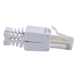 Plug de Campo RJ45 / Cat5e y Cat6 / Sin Herramientas / 1000 VCC / T-568A/B / Policarbonato