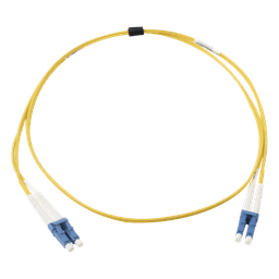 Jumper de Fibra Óptica Monomodo / LC/UPC Duplex / OFNR Riser / 1 Metro (3.28 Pies) / 10 Gigabit / XGLO