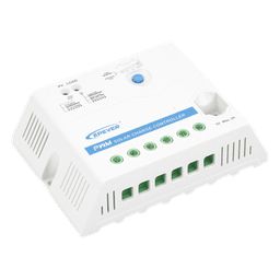 Controlador Solar PWM / 12/24 VDC Auto / 30 A Carga-Descarga / USB 5V 2A / Positivo Común / IP20
