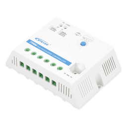 Controlador Solar PWM / 12/24 VDC Auto / 30 A Carga-Descarga / USB 5V 2A / Positivo Común / IP20