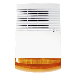 Sirena Estrobo para Exterior / 120 dB / IP65 / Luz Estroboscópica 12 VDC / Anti-Sabotaje