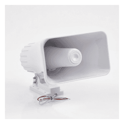 Sirena de 2 Tonos / 30W / 118 dB / Alimentación 12 VCC / Interior y Exterior