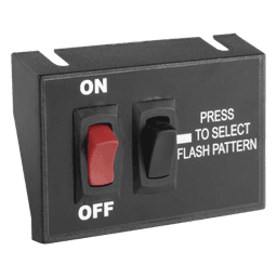 Controlador de Encendido/Apagado / Selector de Patrón Momentáneo / 12 VCC / 15 A / 3.5 x 2.15 pulgadas (8.89 x 5.48 cm)