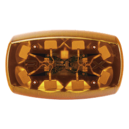 Mini Barra de Luces LED / 18 LEDs Ámbar / 18 Patrones de Destello / IP65 / 12-24 VCC / 35 W / -30°C a 50°C