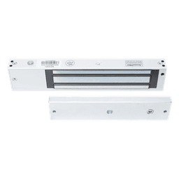 Chapa Magnética Electromagnética / 280 kg (600 lbs) / 12/24 VCC / LED Ultra-brillante / Sensor NO/NC / Aluminio Anodizado