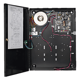 Fuente de poder con controlador de acceso / 12 o 24 Vcc / 6.0 A continuos / 4 u 8 salidas PTC / Batería de respaldo / UL294