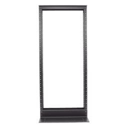 Rack de Dos Postes / 19 in EIA-310D / 24 Unidades de Rack / Aluminio / Carga 300 lbs (136 kg) / Rieles Roscados #12-24 / 1219 mm (4 ft) de Altura
