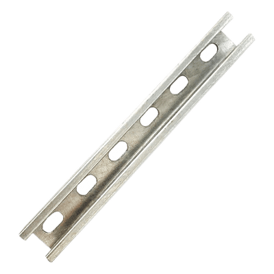 Unicanal Perforado / 4x4 U10 / 3000 mm (9.84 ft) / Acero Galvanizado por Inmersión en Caliente