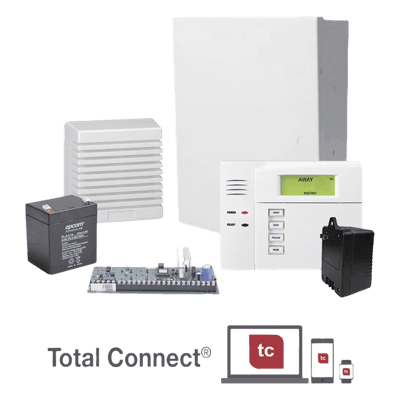 Panel de Alarma VISTA-48LA / 8 Zonas Cableadas + 40 Inalámbricas / 48 Usuarios / 3 Particiones / Teclado 6150 / Sirena 15 W