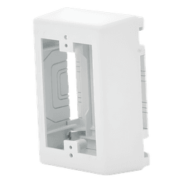 Caja de Pared Superficial / 5 x 3.26 x 1.62 in / PVC Auto-extinguible UL94-V0 / 3 Entradas de Tubería
