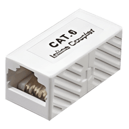 Acoplador UTP / Cat6 / RJ45 Hembra a Hembra / 750 VCA / ABS Retardante de Llama