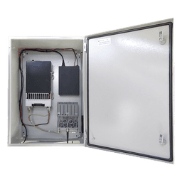Gabinete de Acero para Intemperie / IP66 / IK10 / 500 x 700 x 250 mm / Placa Trasera Galvanizada / Cerradura con Llave