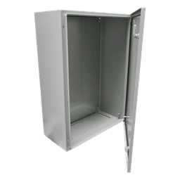 Gabinete de Acero para Intemperie / IP66 / IK10 / 500 x 700 x 250 mm / Placa Trasera Galvanizada / Cerradura con Llave