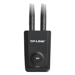 Adaptador USB Wi-Fi / Alta Potencia / 300 Mbps / 2.4 GHz / 2 Antenas 5 dBi / Cable 1.5 m