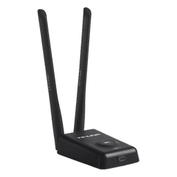 Adaptador USB Wi-Fi / Alta Potencia / 300 Mbps / 2.4 GHz / 2 Antenas 5 dBi / Cable 1.5 m