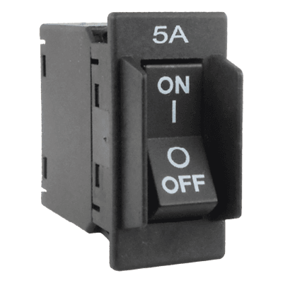 Breaker Magnético-Hidráulico / 25 A / 80 VCC / Capacidad de Interrupción 600 A / 1 Polo / Diseño Compacto
