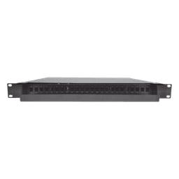 Distribuidor de Fibra Óptica Deslizable / Vacío / 19 Pulgadas (48.26 cm / 1.58 pies) / 1U / 24 Puertos / Profundidad 357 mm