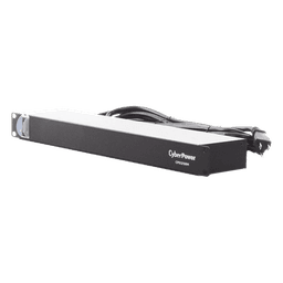PDU Básico Rack / 10 Salidas NEMA 5-15R / 15 Amp / 120 Vca / 1U / Cable 4.5 m (14.8 ft)