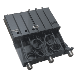 Duplexer / 6 Cavidades / VHF 136-148 MHz / 50 W / 5-8 MHz Separación / 80 dB Aislamiento / Conector N Hembra