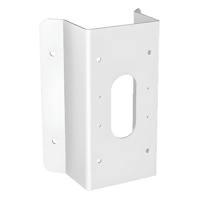 Soporte de Esquina para Cámaras Domo y Bala / Acero Inoxidable / 250 x 126 x 105 mm / 2.2 kg / Color Blanco