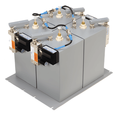 Combinador de RF / 440-512 MHz / 4 Canales / 125 W / 200 kHz Separación / N Hembra / 401x483x483 mm / 27.7 kg