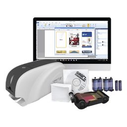 Kit Impresora Tarjetas PVC / Doble Cara / Ethernet / Codificación Inteligente / UV / 23 seg Color / 5 seg Mono