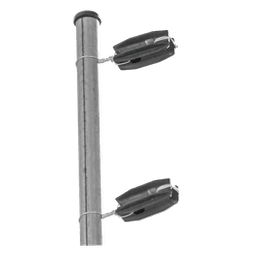 Aislador de Esquina para Cercos Eléctricos / Aislamiento 18 kV / Resistencia Mecánica 7.5-10.2 kg / Anti UV / 66 mm x 31.6 mm