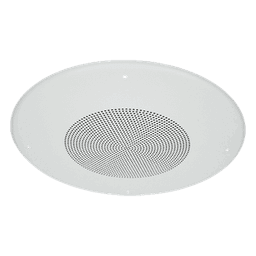 Bocina de techo / 8 pulgadas / 0.125-8W / 25V y 70.7V RMS / 0°C a 49°C / 75-100 dBA a 10 pies (3.05 m)