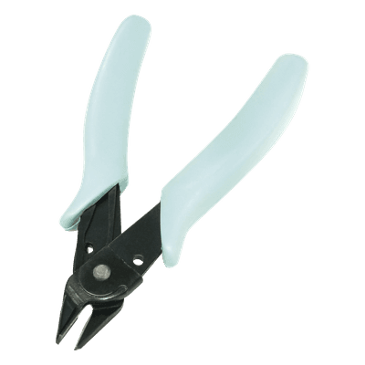 Pinza de Corte Micro / 5" (125 mm) / Corte al Ras 10 mm / Acero al Carbono / Mango PVC Ergonómico / Uso Electrónico