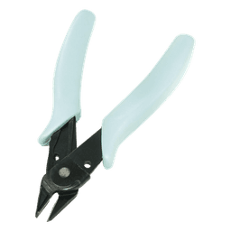 Pinza de Corte Micro / 5" (125 mm) / Corte al Ras 10 mm / Acero al Carbono / Mango PVC Ergonómico / Uso Electrónico