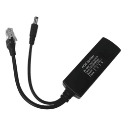 Divisor PoE / 48-55 a 12 V 2 A / RJ45 10/100 Mbps / Alcance 120 m (393.7 ft)