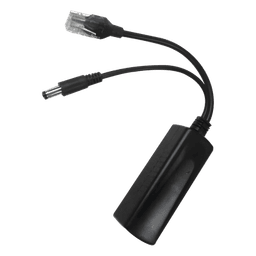 Divisor PoE / 48-55 a 12 V 2 A / RJ45 10/100 Mbps / Alcance 120 m (393.7 ft)