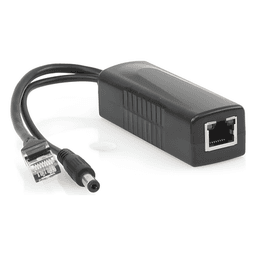 Divisor PoE / 48-55 a 12 V 2 A / RJ45 10/100 Mbps / Alcance 120 m (393.7 ft)