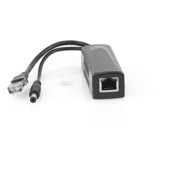 Divisor PoE / 48-55 a 12 V 2 A / RJ45 10/100 Mbps / Alcance 120 m (393.7 ft)